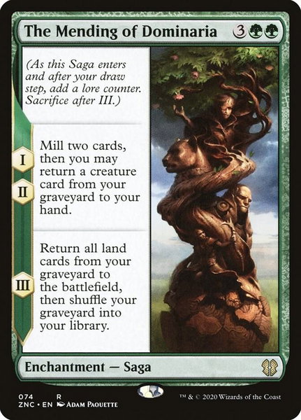 The Mending of Dominaria - Commander: Zendikar Rising Magic: The Gathering trading card