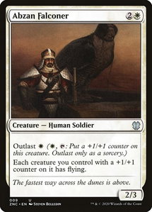 Abzan Falconer - Commander: Zendikar Rising (ZNC) #9 - Uncommon Magic: The Gathering Trading Card