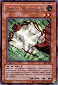 Nimble Momonga - Magic Ruler (MRL-EN) #MRL-086 - Rare YuGiOh Trading Card