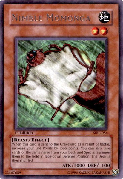 Nimble Momonga - Magic Ruler YuGiOh trading card