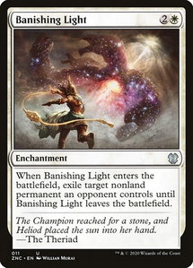 Banishing Light - Commander: Zendikar Rising (ZNC) #11 - Uncommon Magic: The Gathering Trading Card