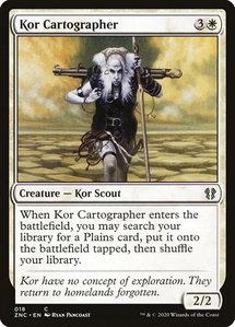 Kor Cartographer - Commander: Zendikar Rising (ZNC) #18 - Common Magic: The Gathering Trading Card