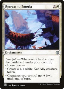 Retreat to Emeria - Commander: Zendikar Rising (ZNC) #20 - Uncommon Magic: The Gathering Trading Card