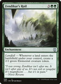 Zendikar's Roil - Commander: Zendikar Rising (ZNC) #88 - Uncommon Magic: The Gathering Trading Card