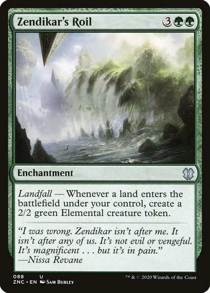 Zendikar's Roil - Commander: Zendikar Rising Magic: The Gathering trading card