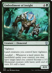 Embodiment of Insight - Commander: Zendikar Rising (ZNC) #64 - Uncommon Magic: The Gathering Trading Card
