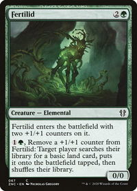 Fertilid - Commander: Zendikar Rising (ZNC) #67 - Common Magic: The Gathering Trading Card