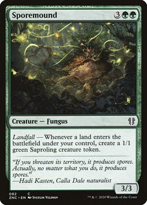 Sporemound - Commander: Zendikar Rising (ZNC) #82 - Common Magic: The Gathering Trading Card
