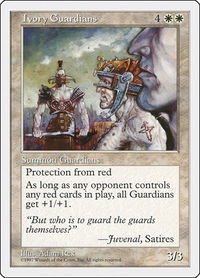 Ivory Guardians - Fifth Edition (5ED) #40 - Uncommon Magic: The Gathering Trading Card