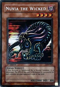 Nuvia the Wicked - Labyrinth of Nightmare (LON) #LON-013 - Rare YuGiOh Trading Card