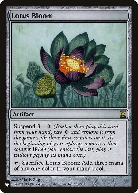 Lotus Bloom - The List Reprints Magic: The Gathering trading card