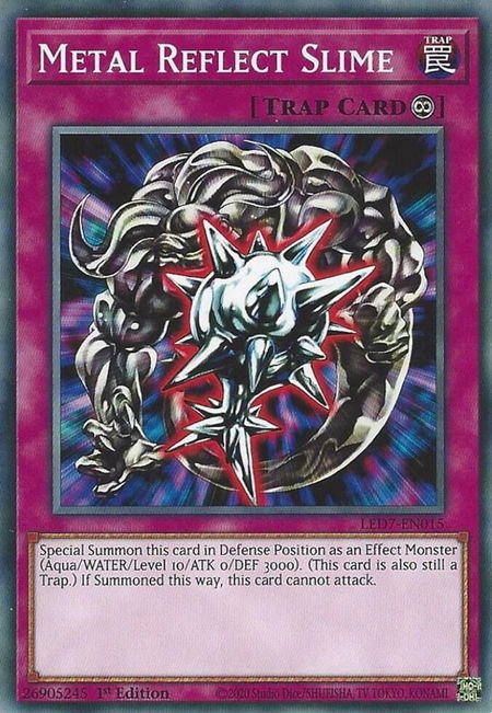 Metal Reflect Slime - Legendary Duelists: Rage of Ra YuGiOh trading card