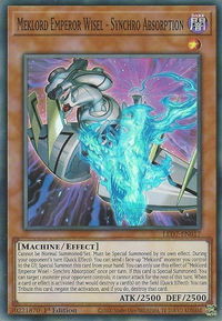 Meklord Emperor Wisel - Synchro Absorption - Legendary Duelists: Rage of Ra (LED7) #LED7-EN017 - Super Rare YuGiOh Trading Card