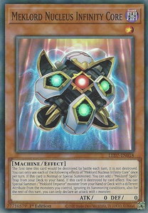 Meklord Nucleus Infinity Core - Legendary Duelists: Rage of Ra (LED7) #LED7-EN018 - Super Rare YuGiOh Trading Card
