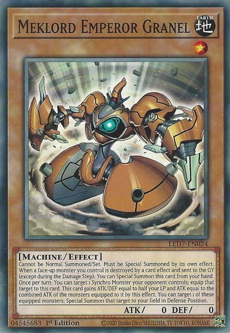 Meklord Emperor Granel - Legendary Duelists: Rage of Ra YuGiOh trading card