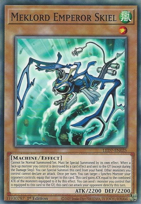 Meklord Emperor Skiel - Legendary Duelists: Rage of Ra YuGiOh trading card