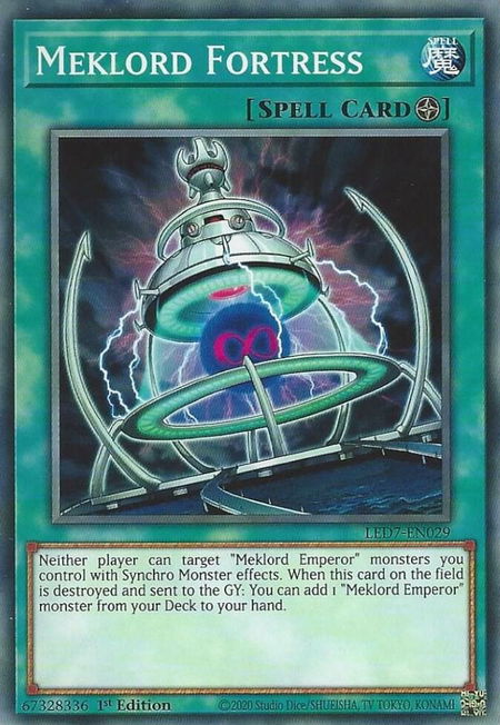 Meklord Fortress - Legendary Duelists: Rage of Ra YuGiOh trading card