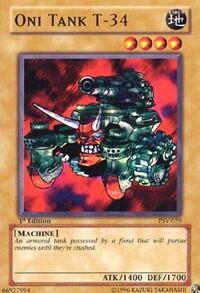 Oni Tank T-34 - Pharaoh's Servant (PSV) #PSV-059 - Common / Short Print YuGiOh Trading Card