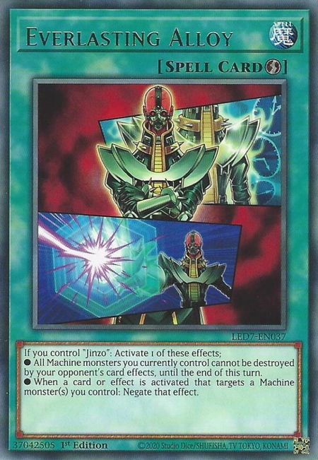 Everlasting Alloy - Legendary Duelists: Rage of Ra YuGiOh trading card
