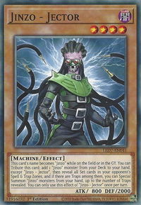 Jinzo - Jector - Legendary Duelists: Rage of Ra (LED7) #LED7-EN041 - Common / Short Print YuGiOh Trading Card