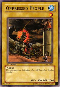 Oppressed People - Magician's Force (MFC) #MFC-002 - Common / Short Print YuGiOh Trading Card
