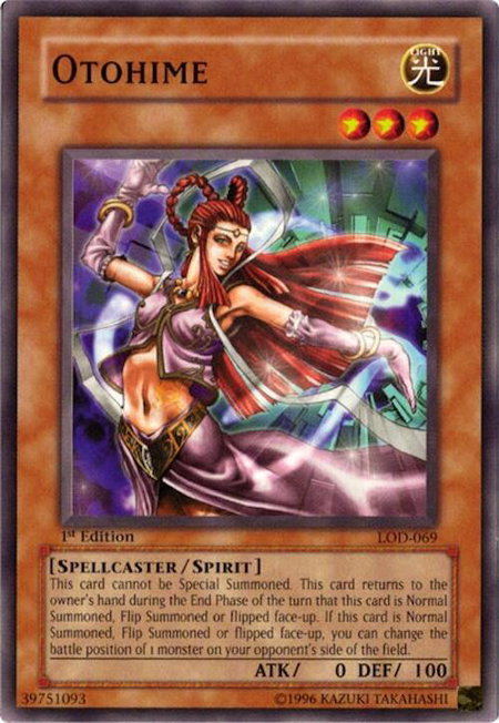 Otohime - Legacy of Darkness YuGiOh trading card