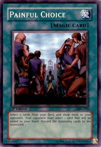 Painful Choice - Magic Ruler (MRL-EN) #MRL-049 - Super Rare YuGiOh Trading Card