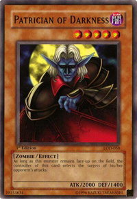 Patrician of Darkness - Legacy of Darkness (LOD) #LOD-058 - Common / Short Print YuGiOh Trading Card