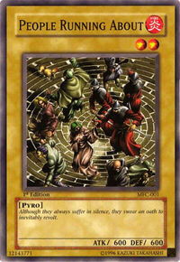 People Running About - Magician's Force (MFC) #MFC-001 - Common / Short Print YuGiOh Trading Card