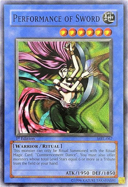 Performance of Sword - Magic Ruler YuGiOh trading card