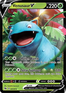 Venusaur V - Champion's Path (CHP) #01/73 - Ultra Rare Pokémon Trading Card