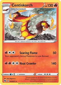 Centiskorch - Champion's Path (CHP) #10/73 - Holo Rare Pokémon Trading Card