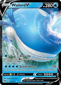 Wailord V - Champion's Path (CHP) #13/73 - Ultra Rare Pokémon Trading Card