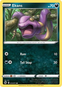 Ekans - Champion's Path (CHP) #33/73 - Common Pokémon Trading Card