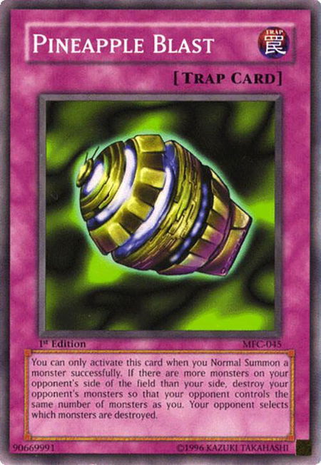 Pineapple Blast - Magician's Force YuGiOh trading card
