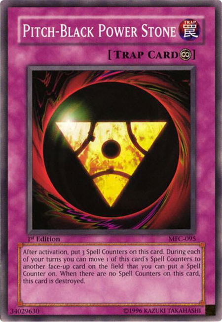 Pitch-Black Power Stone - Magician's Force YuGiOh trading card