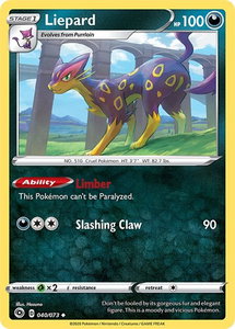 Liepard - Champion's Path (CHP) #40/73 - Uncommon Pokémon Trading Card