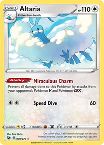 Altaria - Champion's Path (CHP) #49/73 - Holo Rare Pokémon Trading Card