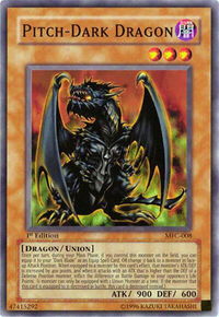 Pitch-Dark Dragon - Magician's Force (MFC) #MFC-008 - Common / Short Print YuGiOh Trading Card