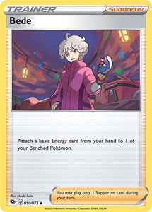 Bede - Champion's Path (CHP) #50/73 - Uncommon Pokémon Trading Card