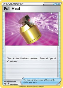 Full Heal - Champion's Path (CHP) #51/73 - Common Pokémon Trading Card