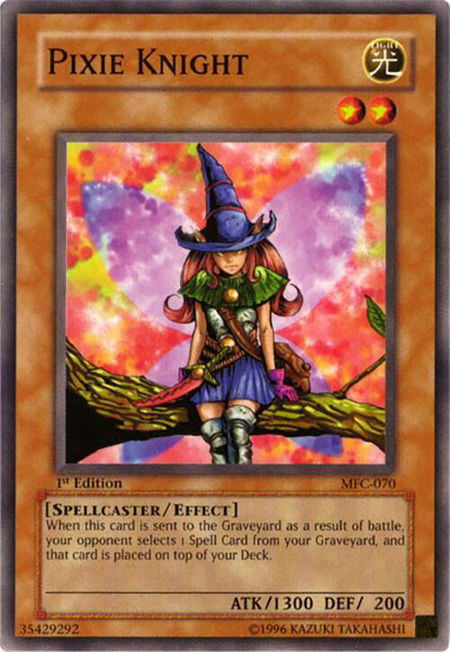 Pixie Knight - Magician's Force YuGiOh trading card