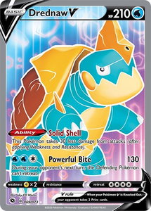 Drednaw V (Full Art) - Champion's Path (CHP) #69/73 - Ultra Rare Pokémon Trading Card