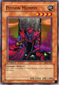 Poison Mummy - Pharaonic Guardian (PGD) #PGD-016 - Common / Short Print YuGiOh Trading Card