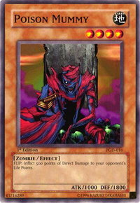 Poison Mummy - Pharaonic Guardian (PGD) #PGD-016 - Common / Short Print YuGiOh Trading Card