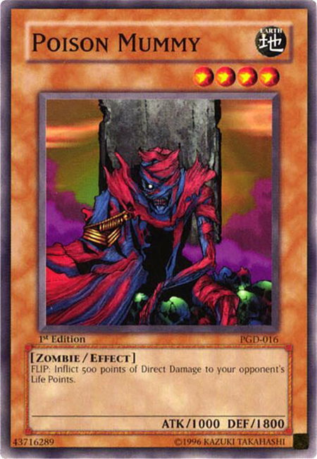Poison Mummy - Pharaonic Guardian YuGiOh trading card