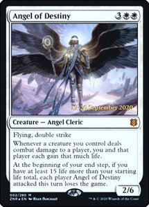 Angel of Destiny - Prerelease Cards (PRE) #2s - Mythic Rare Magic: The Gathering Trading Card