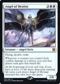 Angel of Destiny - Prerelease Cards (PRE) #2s - Mythic Magic: The Gathering Trading Card