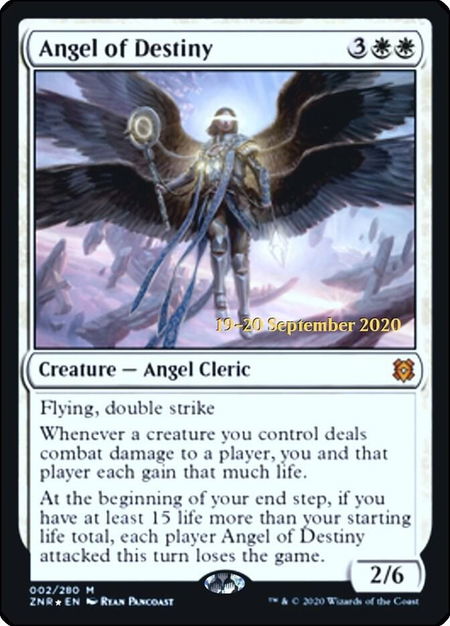 Angel of Destiny - Prerelease Cards Magic: The Gathering trading card