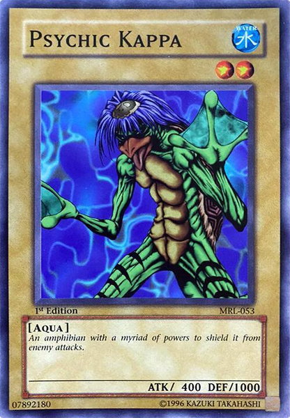 Psychic Kappa trading card from Magic Ruler Psychic Kappa - Magic Ruler YuGiOh trading card